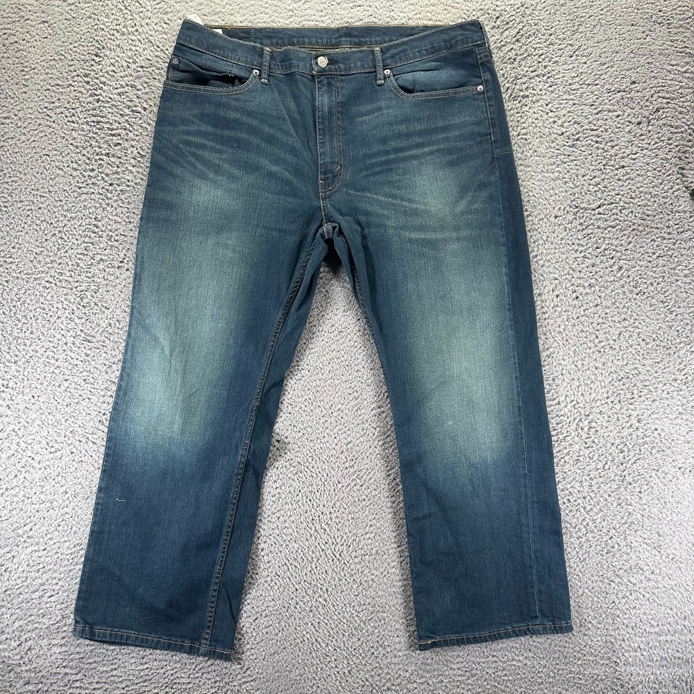 Levi's 559 Jeans Men 40x30 Blue Cotton Denim Straight Leg Baggy Workwear Stretch
